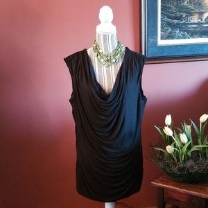 Maurices Draped Neckline Tunic